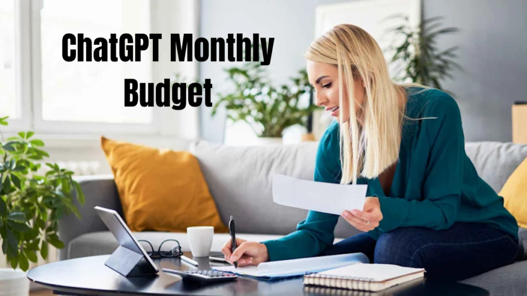 Using ChatGPT to create a monthly 50-30-20 budget plan for personal finance