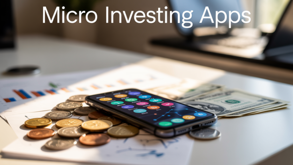 AI-driven micro-investing app helping users grow small savings through smart investing