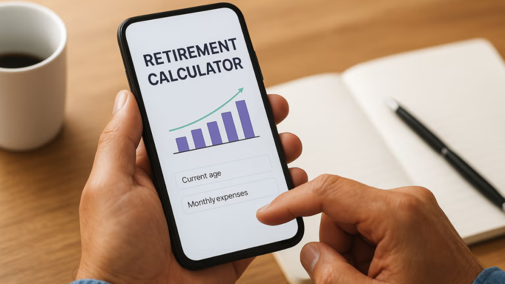 AI tools predicting future retirement savings and financial planning strategy